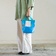 画像をギャラリービューアに読み込む, RePLAYER®️ Flecon Tote Bag (青柄・S)_ブロックチェーン無し　配送料込み

